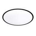 Nowoczesny plafon PRYZMA LED czarny z podświetleniem sufitu przełącznik CCT LP-1707/1C-38 BK Light Prestige