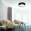 Sufitowa lampa ALTO z czarnym abażurem tkanina 3xE14 LP-81008/3C BK Light Prestige