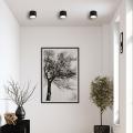 Lampa natynkowa łazienkowa czarna tubka KENDAL IP65 na GX53 LP-6331/1SM IP65 BK Light Prestige