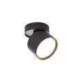 Lampa natynkowa z możliwością montażu na ścianie KENDAL do sypialni GX53 LP-6331/1SM BK movable Light Prestige