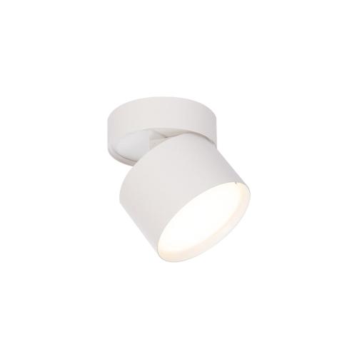 Praktyczna oprawa natynkowa tuba z regulacją KENDAL biała do korytarza LP-6331/1SM WH movable Light Prestige