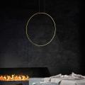 Lampa wisząca MIRROR złoty okrąg LED CCT do salonu łazienki LP-999/1P L GD CCT Light Prestige