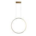 Lampa wisząca MIRROR złoty okrąg LED CCT do salonu łazienki LP-999/1P L GD CCT Light Prestige