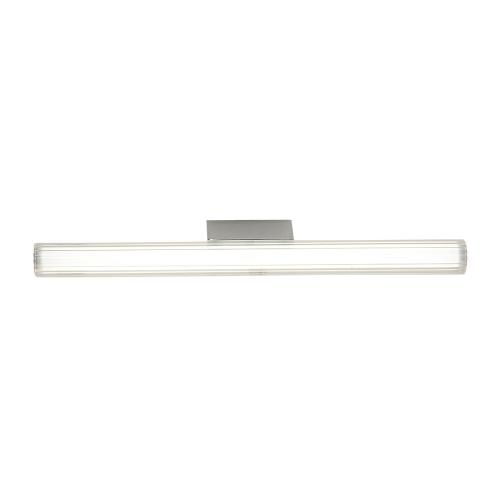 Kinkiet LED Linea z wyborem barwy światła, nowoczesny design, szkło i metal LP-0510/1W-61 CH Light Prestige
