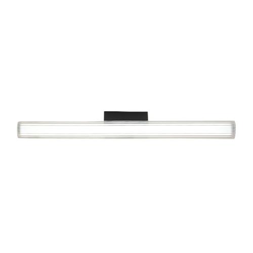Nowoczesny kinkiet ścienny Linea LED ze szklanym kloszem do eleganckiego salonu LP-0510/1W-61 BK Light Prestige