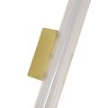 Kinkiet Linea 45cm z modułem LED szklany klosz złote elementy do salonu LP-0510/1W-45 GD Light Prestige