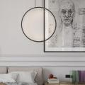 Nowoczesna lampa wisząca  Mirror LED do przytulnej sypialni lub łazienki IP44 LP-999/1P L BK CCT Light Prestige