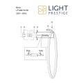 Kinkiet ścienny Mirror czarny okrągły ring LED 47W IP44 do sypialni LP-999/1W L BK CCT Light Prestige