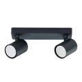 Funkcjonalna lampa spot Snow 2xGu10 z regulowanymi reflektorkami  LP-731N/2W BK Light Prestige