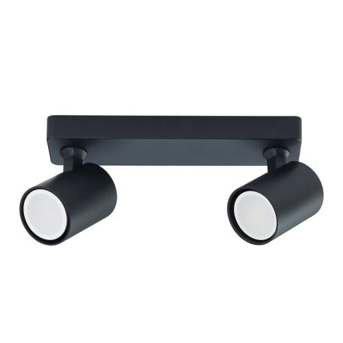 Funkcjonalna lampa spot Snow 2xGu10 z regulowanymi reflektorkami  LP-731N/2W BK Light Prestige