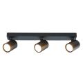 Lampa sufitowa z ruchomymi reflektorkami z serii Snow czarna 3xGu10 LP-731N/3W BK Light Prestige