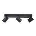 Lampa sufitowa z ruchomymi reflektorkami z serii Snow czarna 3xGu10 LP-731N/3W BK Light Prestige