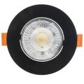 Oczko podtynkowe ruchome z rodziny Plus zintegrowany LED CCT LP-1506/1RS BK Light Prestige