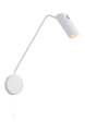Kinkiet z wysięgnikiem i sznurkowym włącznikiem FUTURO biały na GU10 LP-17001/1WL WH Light Prestige