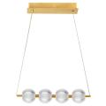 Lampa wisząca nad stół BRILLANT LED CCT złote dodatki LP-3303/4L GD Light Prestige