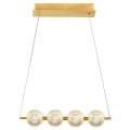 Lampa wisząca nad stół BRILLANT LED CCT złote dodatki LP-3303/4L GD Light Prestige