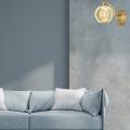 Nowoczesny kinkiet ścienny złoty BRILLANT LED z ozdobnym kloszem LP-3303/1W GD Light Prestige