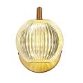 Nowoczesny kinkiet ścienny złoty BRILLANT LED z ozdobnym kloszem LP-3303/1W GD Light Prestige
