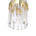 Lampa wisząca  z szklanym eleganckim kloszem kolekcja VETRO złota LP-2910/1P GD Light Prestige