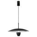 Nowoczesna lampa wisząca UFO M czarna zintegrowany LED CCT LP-0408/1P M BK Light Prestige
