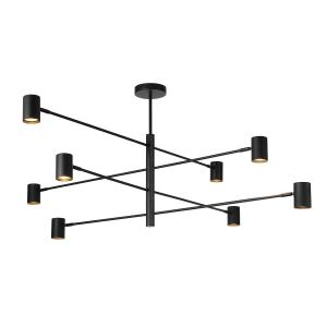 Elegancka lampa sufitowa z czterema ramionami z rodziny SNOW na GU10 LP-731/8P BK Light Prestige