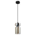 Lampa wisząca NIVIO z dymnym szklanym kloszem w loftowym stylu E27 LP-2811/1P AM Light Prestige