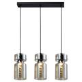Elegancka lampa NIVIO potrójna z szklanymi kloszami do jadalni 3xE27 LP-2811/3L AM Light Prestige