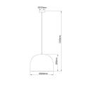 Lampa wisząca KANSO 40cm klosz z plecionego ratanu do jadalni LP-2025/1P 40 cm Light Prestige