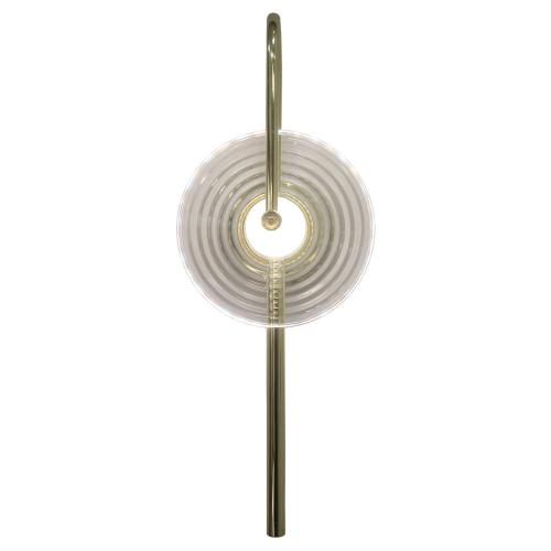 Stylowy plafon PLATO LED złoty szklany klosz regulacja ustawienie barwy światła LP-0301/1W TR Light Prestige