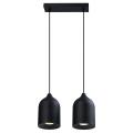 Metalowa lampa wisząca Nilo czarna 2xGU10 LP-0110/1P BK Light Prestige