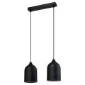 Metalowa lampa wisząca Nilo czarna 2xGU10 LP-0110/1P BK Light Prestige