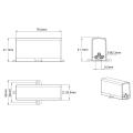 Łącznik I mechaniczny do oświetlenia modułowego Geometric System New LP-0209 łącznik L120 Light Prestige