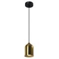 Lampa wisząca NILO złota stylowy metalowy klosz nad stół, gwint GU10 LP-0110/1P GD Light Prestige