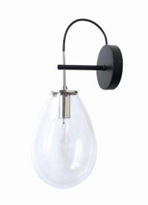 Kinkiet dekoracyjny FONDI z szklanym kloszem do salonu LP-1214/1W Light Prestige