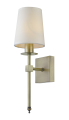 Elegancki kinkiet CASOLI z abażurem do sypialni LP-2118/1W patyna Light Prestige