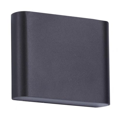 Elewacyjny kinkiet SAPRI IP54 czarny góra dół LED barwa naturalna LP-1556/1W BK Light Prestige