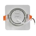 Oczko podtynkowe PLUS ruchome, kwadratowe LED CCT do korytarza LP-1506/1RS WH Square Light Prestige
