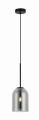 Lampa wisząca ELARIS do sypialni, szklany przydymiony klosz, gwint E27 LP-8103/1P SM Light Prestige