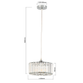 Lampa wisząca z okrągłym szklanym kloszem VETRO do salonu, gwint E27 LP-2910/1P GD round Light Prestige