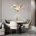 Lampa wisząca Marissa Cristal złota LED CCT LP-2515/1P Cristal GD Light Prestige