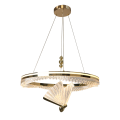 Lampa wisząca Marissa Cristal złota LED CCT LP-2515/1P Cristal GD Light Prestige