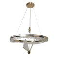Lampa wisząca Marissa Cristal złota LED CCT LP-2515/1P Cristal GD Light Prestige