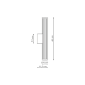 Kinkiet Vena 45 cm czarna LED CCT LP-1010/1W-45 BK Light Prestige