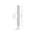Kinkiet Vena 60 cm czarna LED CCT LP-1010/1W-60 BK Light Prestige
