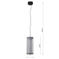 Lampa wisząca Aeris transparentna LED CCT LP-2137/1P TR Light Prestige