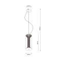 Lampa wisząca Aeris transparentna LED CCT LP-2137/1P TR Light Prestige