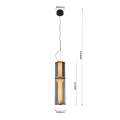Lampa wisząca Aeris 2 dymna LED CCT LP-2137/2P SM Light Prestige
