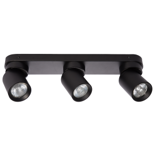 Listwa sufitowa z reflektorkami Pointa 3 spot czarny 3xGU10 LP-6398/3WS BK Light Prestige