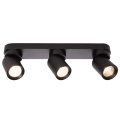 Listwa sufitowa z reflektorkami Pointa 3 spot czarny 3xGU10 LP-6398/3WS BK Light Prestige