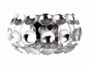 Kinkiet dekoracyjny chromowany FERRARA w stylu glamour z gniazdem E14 LP-17060/1W Light Prestige